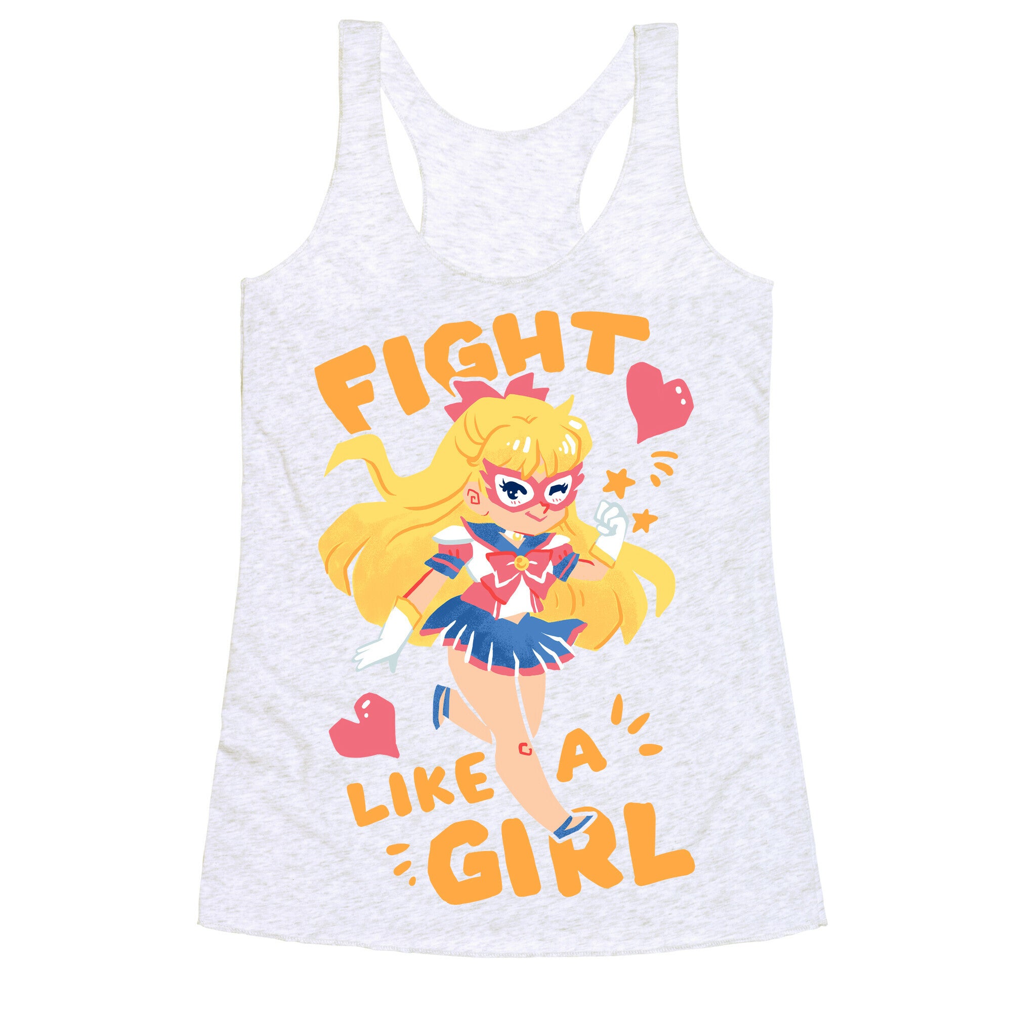 Fight Like A Girl: Venus Parody Racerback Tank
